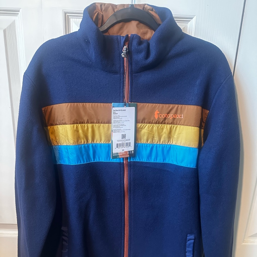 Cotopaxi Teca Fleece Jacket with Blue and Multicolor Accents